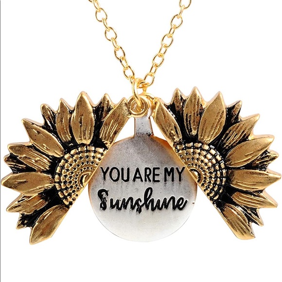 You Are My Sunshine Sunflower Locket - Picture 10 of 10